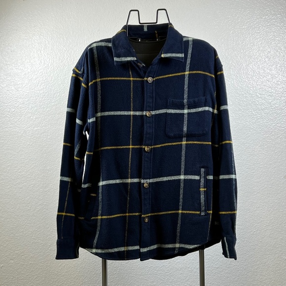 Goodfellow Men’s Long Sleeve Heavyweight Standard Fit Flannel Size - Picture 1 of 13